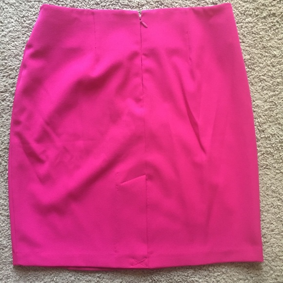 Pink Zip Up Miniskirt - Picture 1 of 8